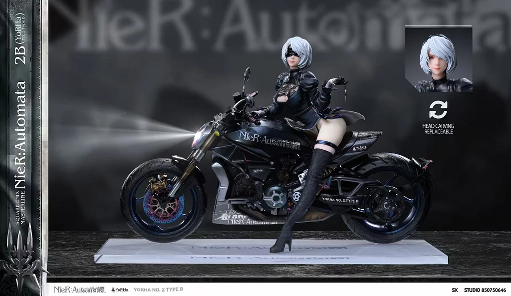 Aetheria Studio & SX Studio - Motorcycle NieR 2B Statue 