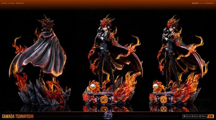 Zhong Jia Xi Niu Studio - Katekyo Hitman Reborn Vongola Famiglia Resonance Tsunayoshi Sawada 1/6 Statue(GK)