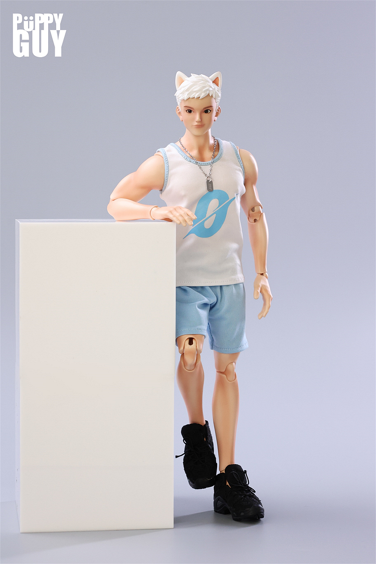 WeArtDoing - Original BJD PUPPY GUY-WHITE (Licensed) Action Figure