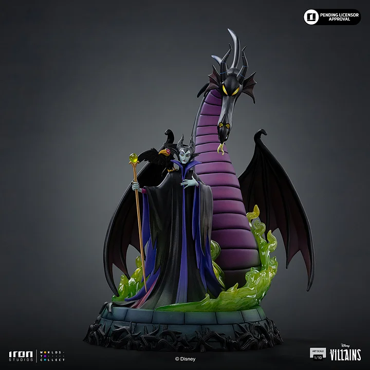 Iron Studio - Maleficent - Disney's Villains Art Scale  Statue DSNEY135626-10 Licensed