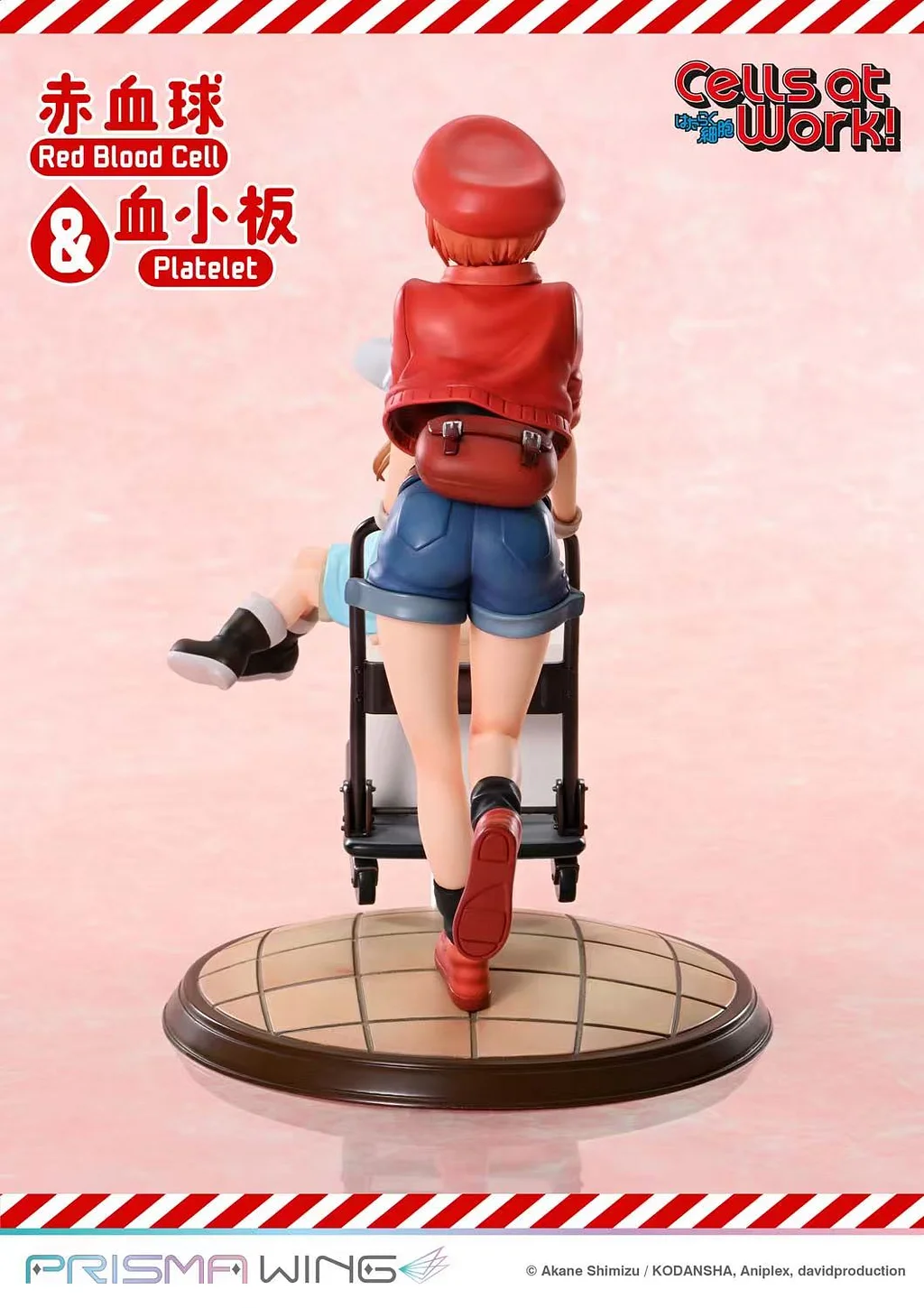 Prime 1 Studio & PRISMA WING Collection - Cells at Work Red Blood Cell & Platelet Non Scale Pre-Painted Figure PWHSB-01 PWHSB-01S (Licensed)Statue