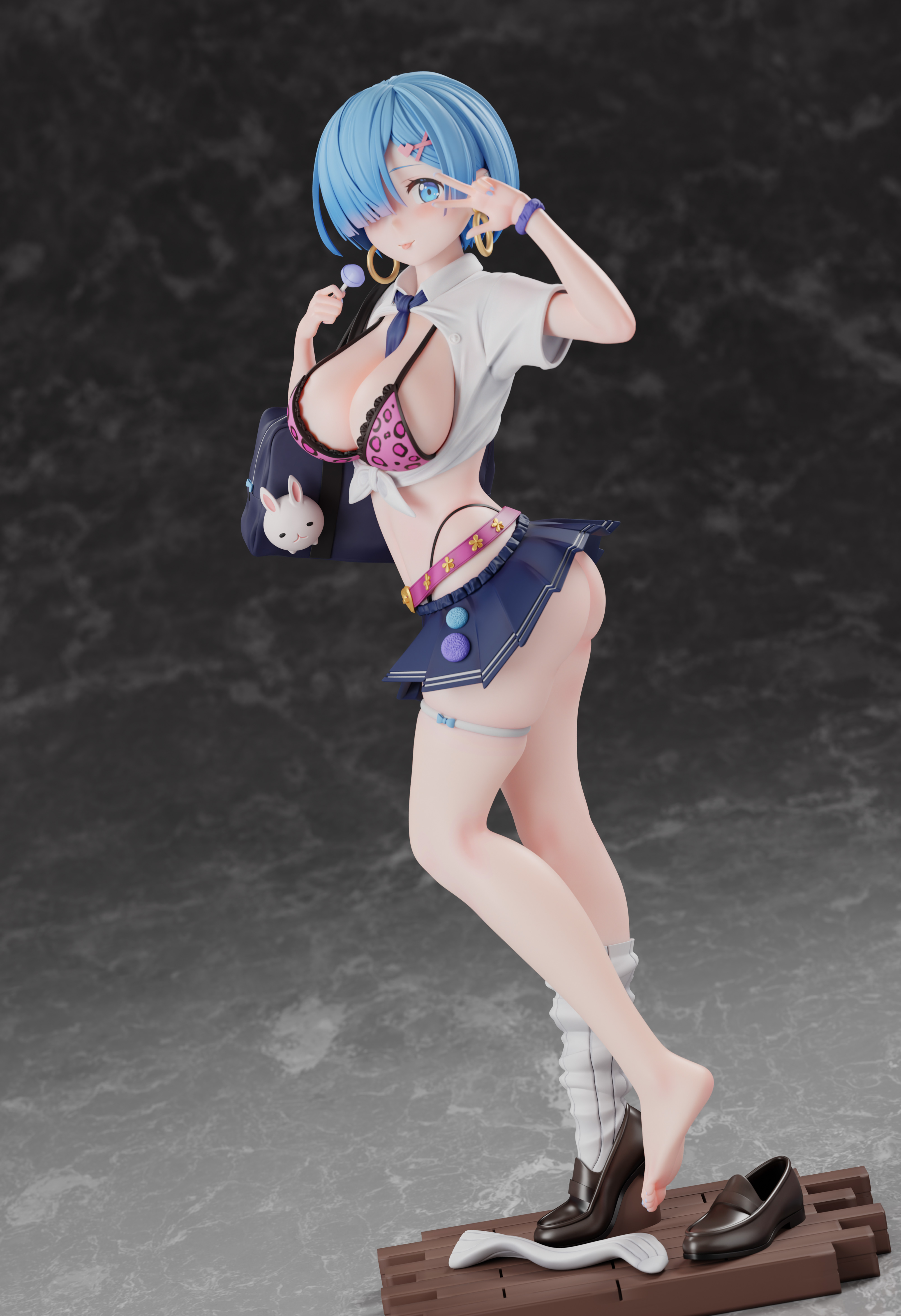 Thistles and thorns Studio - Re:ZERO - Starting Life Gyaru JK Rem & Ram 1/6 Statue(GK)