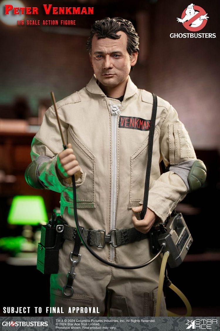 STAR ACE Toys - Ghostbusters 1/6 scale Collectible Action Figure series Peter Venkman SA0151 & Winston Zeddemore SA0154 (Licensed)-Statue Master