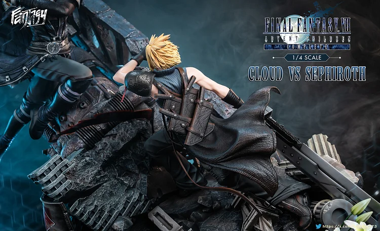FANTASY Studio & Dragon Studio - Final Fantasy Sephiroth VS Cloud Strife 1/4 Statue(GK)