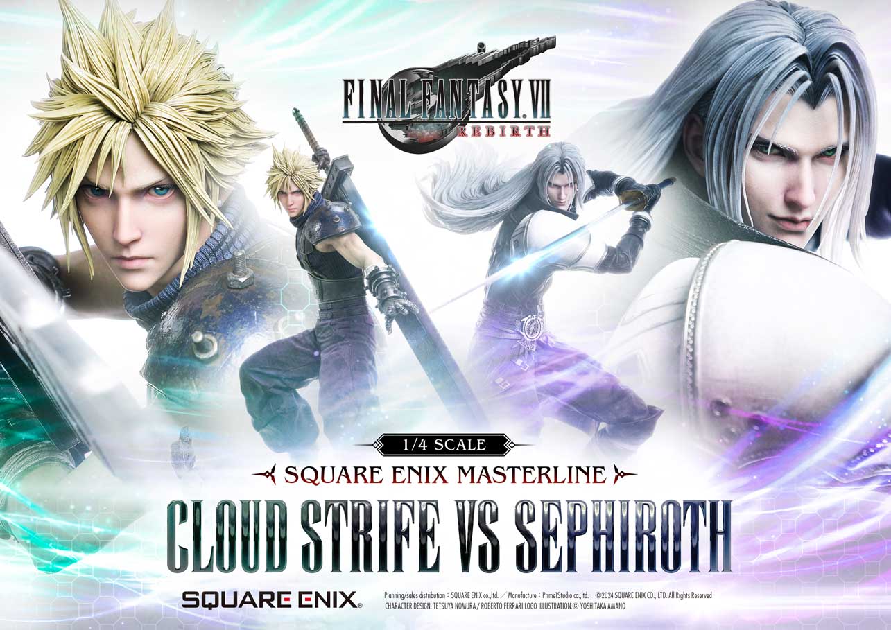 Prime 1 Studio & SQUARE ENIX - Final Fantasy VII Rebirth MASTERLINE  Cloud Strife & Sephiroth (Licensed) 1/4 Statue(GK)-Statue Master