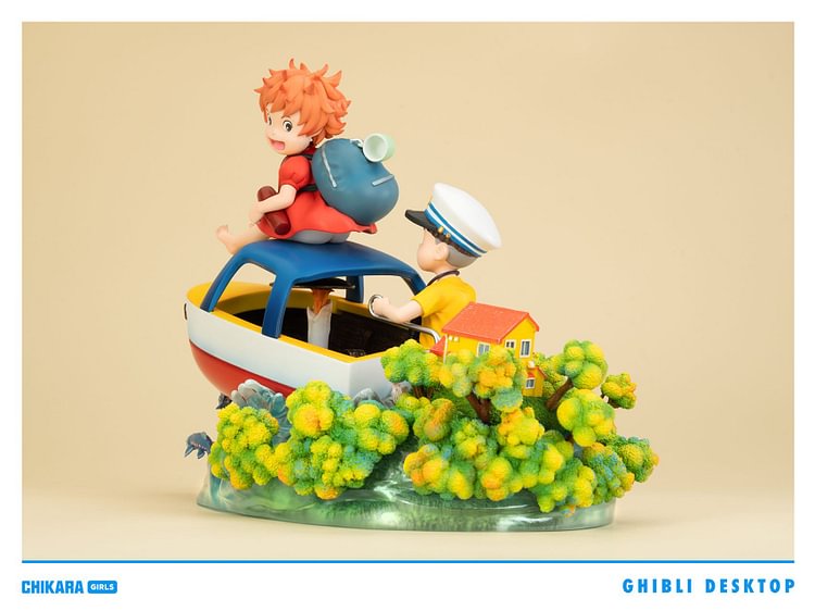 CHIKARA Studio - Ponyo on the Cliff - Pony & Sosuke Statue(GK)
