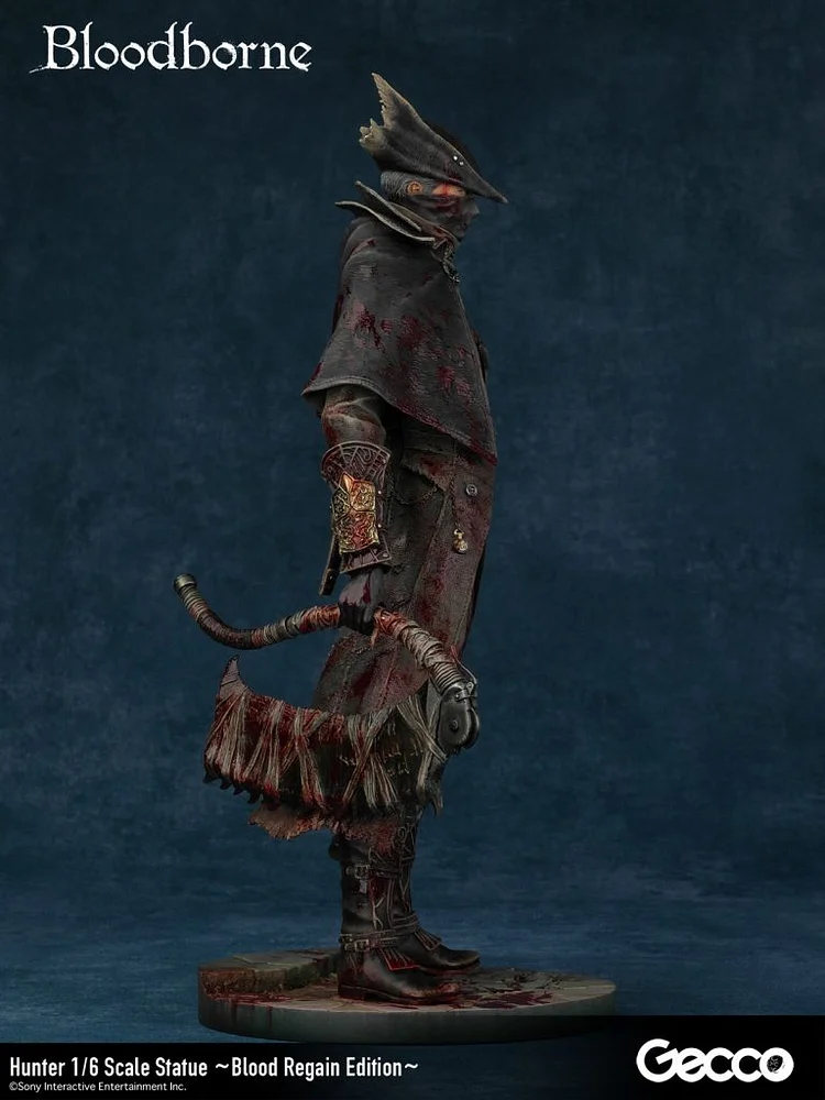 Gecco - Bloodborne Hunter 1/6 Scale Statue Blood Regain Edition 46736GC (Licensed) Statue(GK)