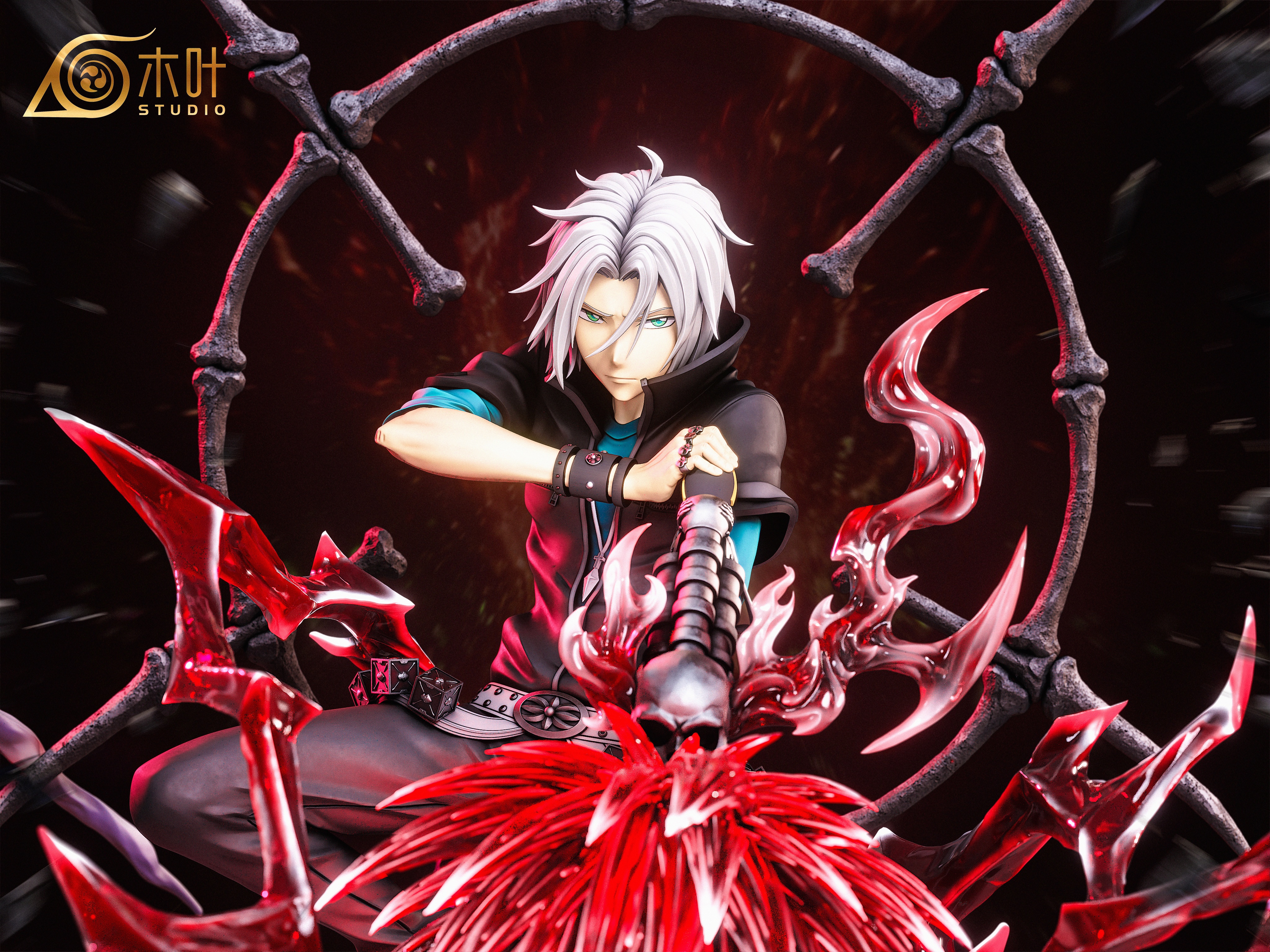 Konoha Studio - Katekyo Hitman Reborn 002 Hayato Gokudera 1/6 Statue(GK)