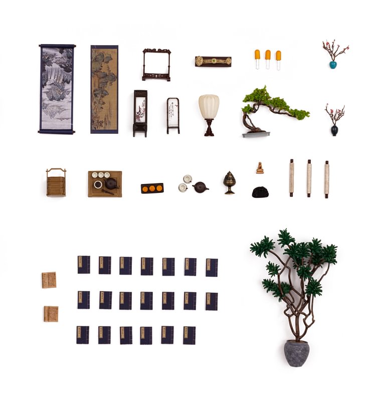 Wei Guan Zhen Mu Studio - Original Chinese Ancient Style Scenery - Zhigu Xiaozhai (Licensed) Scene-Statue Master