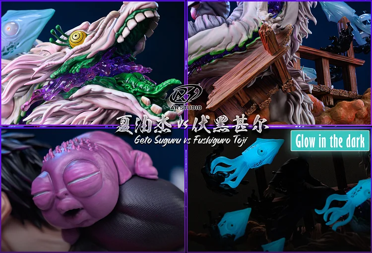 AR Studio - Jujutsu Kaisen Suguru Geto vs Toji Fushiguro large scene statue 1/6 Statue(GK)-Statue Master