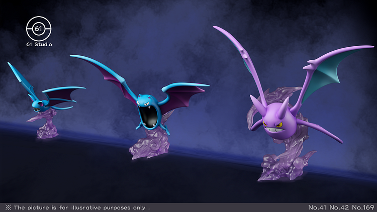 61 Studio - Pokémon120 Pokédex Series Zubat Evolution Set 1/20 Statue(GK)