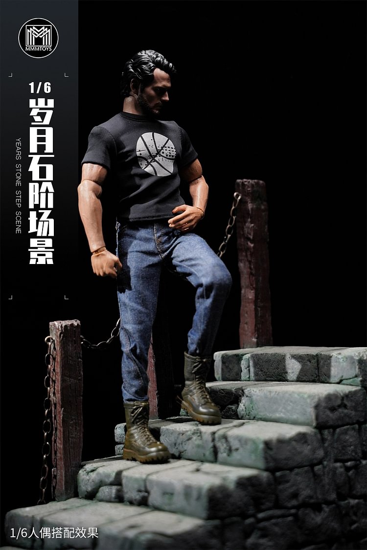 IN STOCK  MMMTOYS 1/6 th Years Stone Step Scene M2302