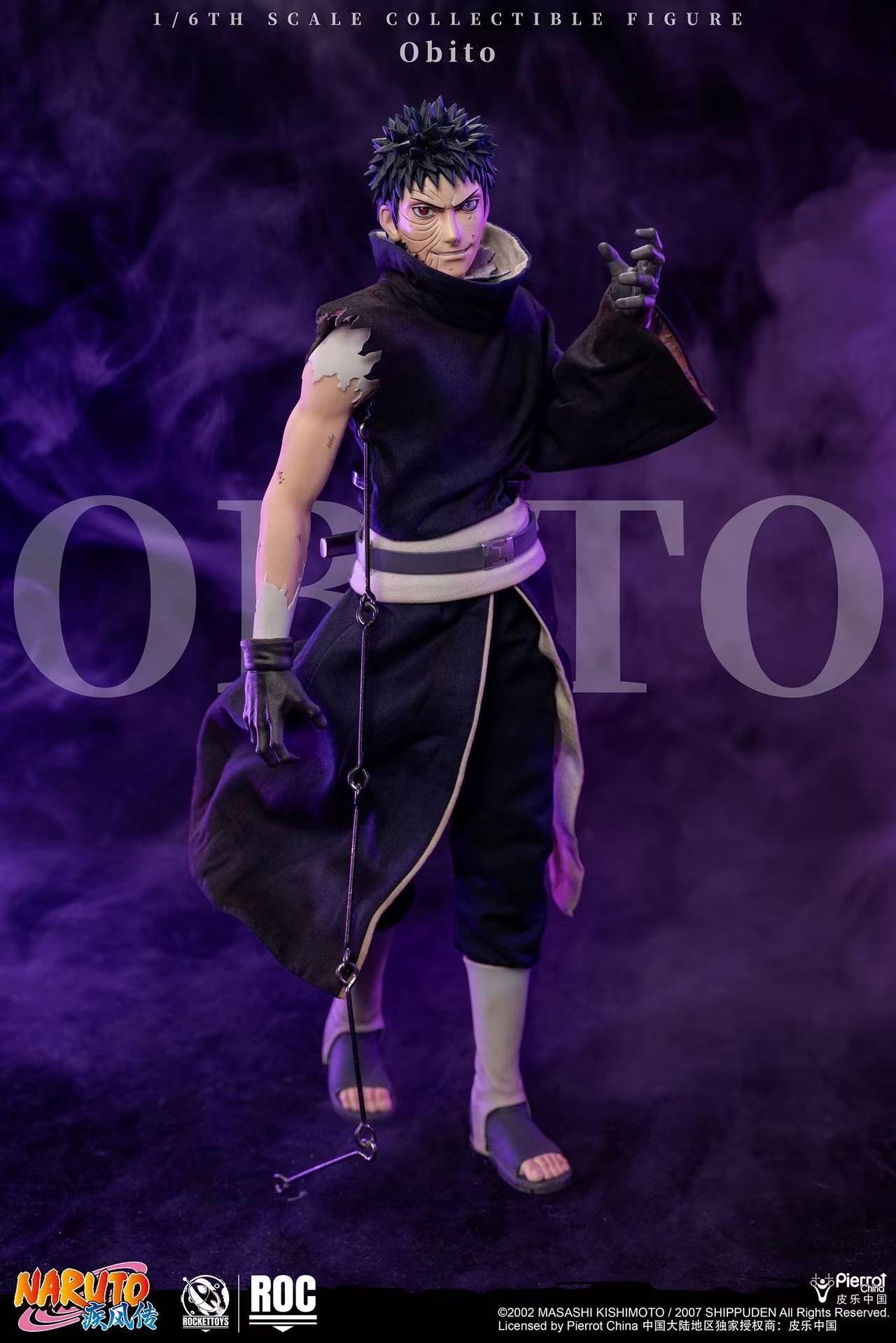ROCKETTOYS Studio Naruto Shippuden Obito Uchiha 1/6 Scale Action Figure ROC-022 (Licensed)