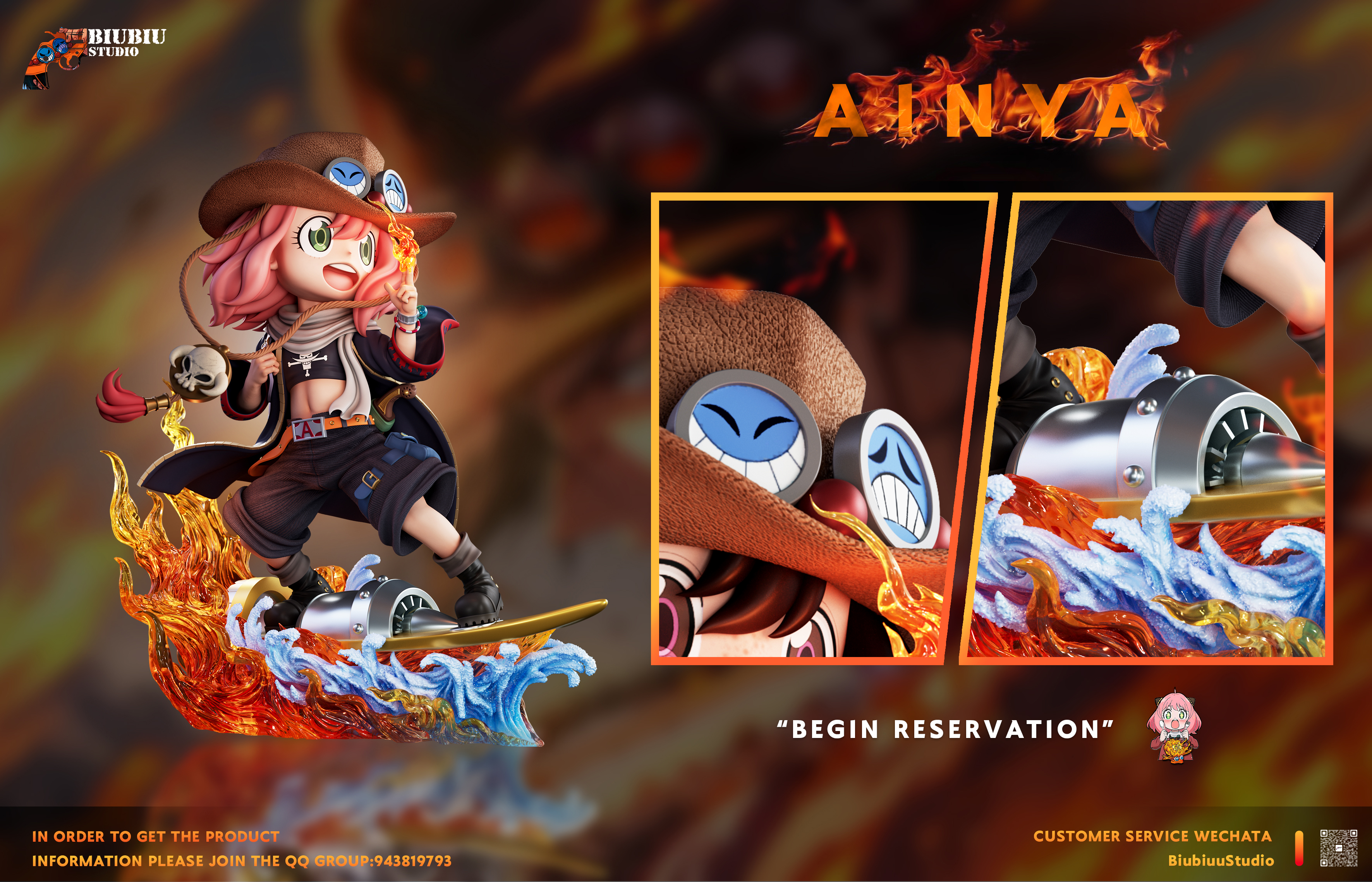 Biubiu Studio - Spy x Family Pirate Anya Series NO.2 Anya cos Ace 1/6 Statue(GK)