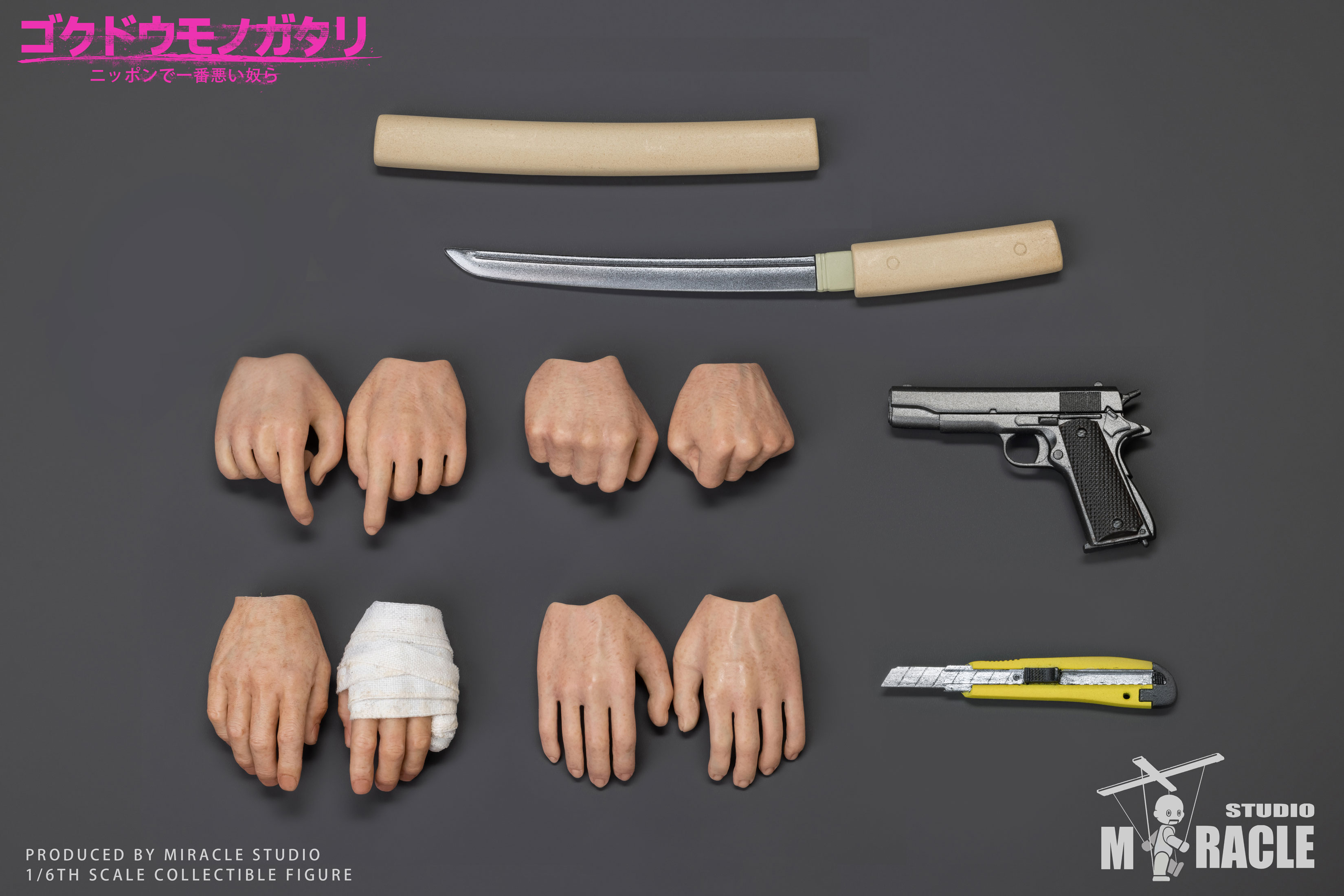 Miracle Studio - Original Yakuza Stories TAROU group leader action figure (Licensed) MS001 1/6 Action Figure-Statue Master