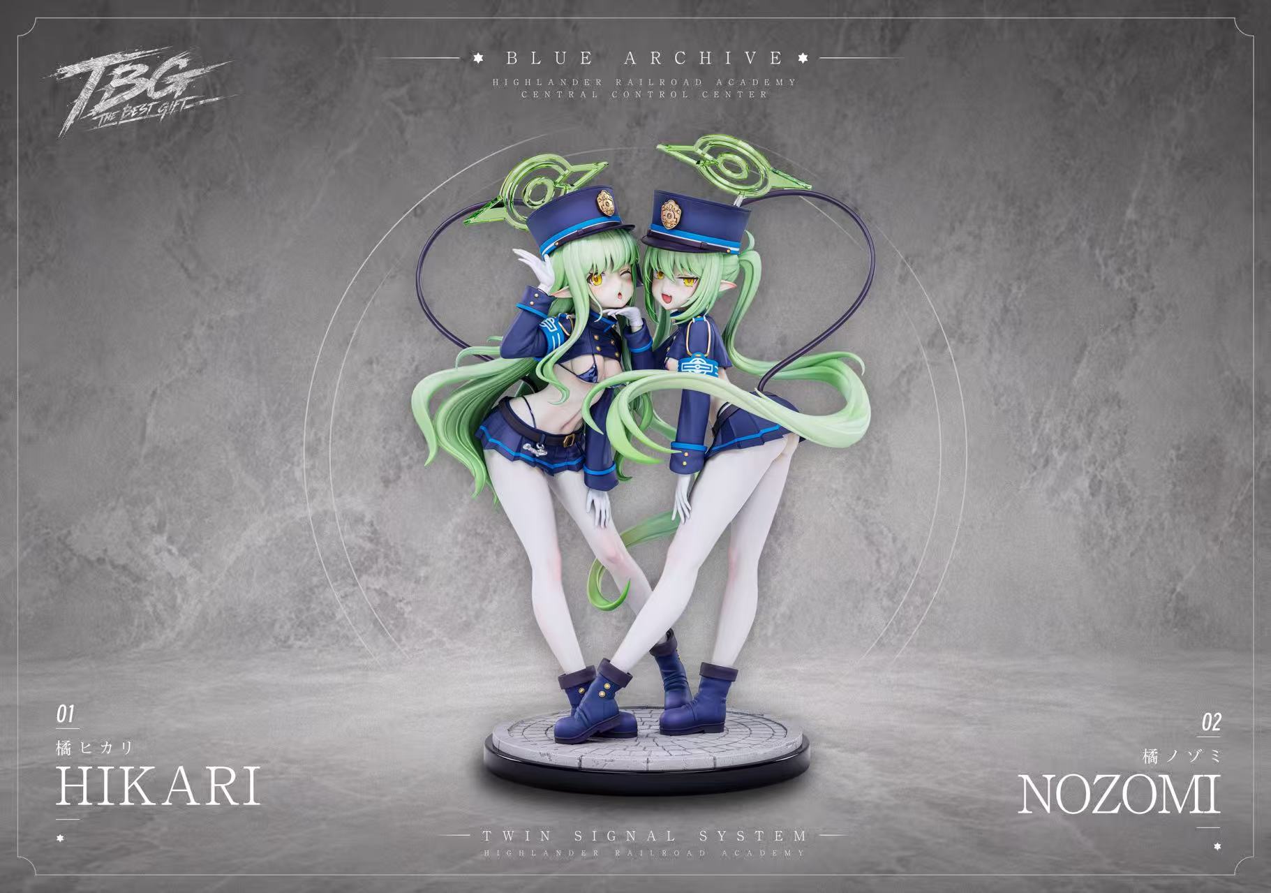 TBG Studio Tachibana Hikari X Tachibana Nozomi Blue Archive statue