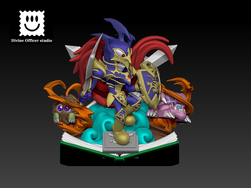 Divine Officer Studio - Yu-Gi-Oh Cartoon Black Luster Soldier Statue(GK)