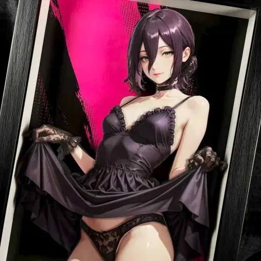 B&W Studio - Reze 3D Decorative Painting Chainsaw Man