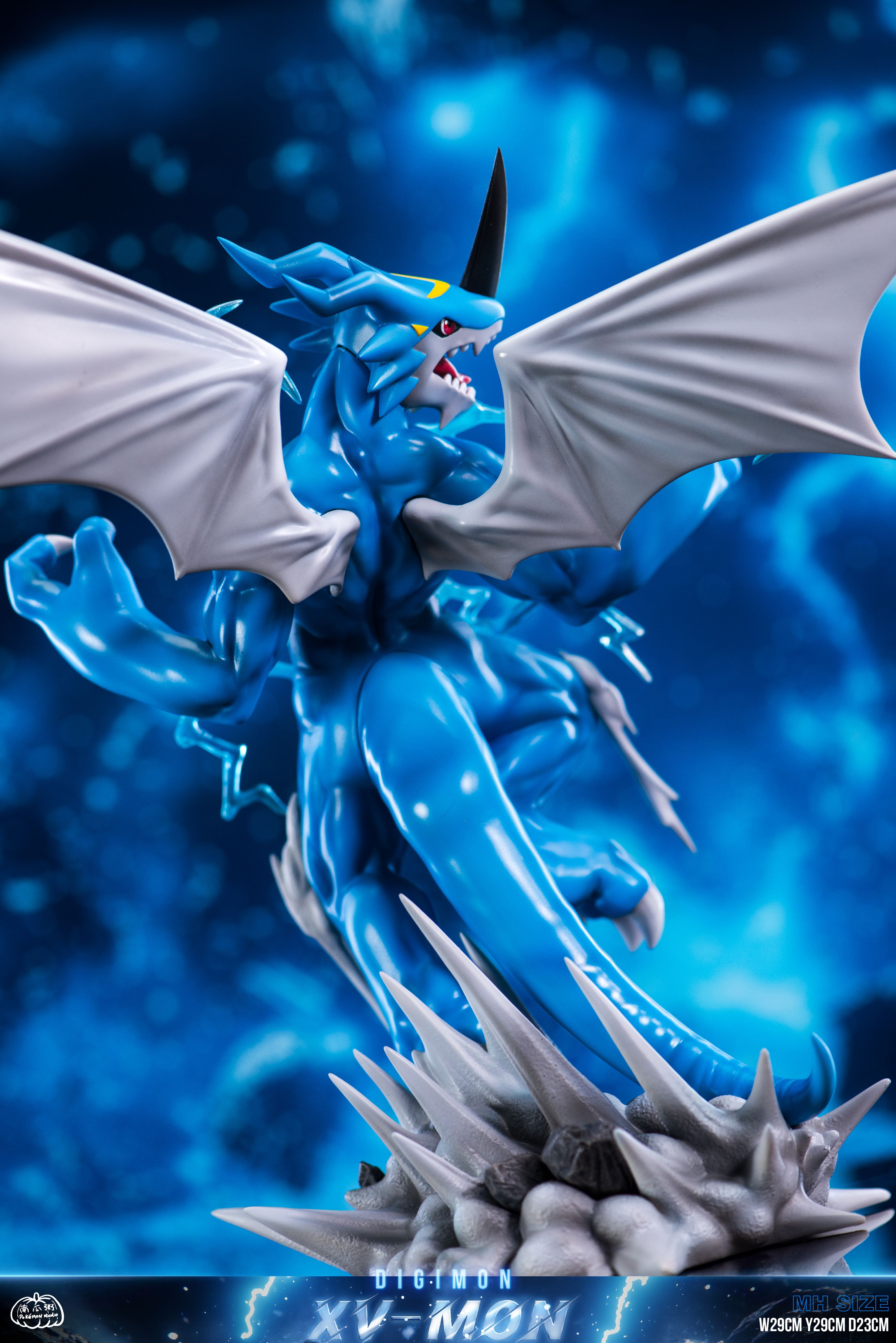 Pre-order Pumpkin Porridge Thunder Strike V-mon EX VX-mon Digital Dragon GK Figure Statue Model