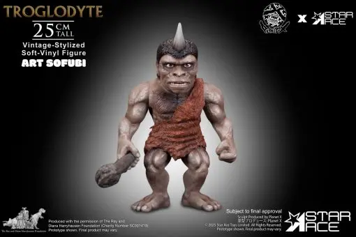 Star Ace Toys - TROGLODYTE Vintage-Stylized Soft-Vinyl Figure ART SOFUBI SA3093 (Licensed)Statue 