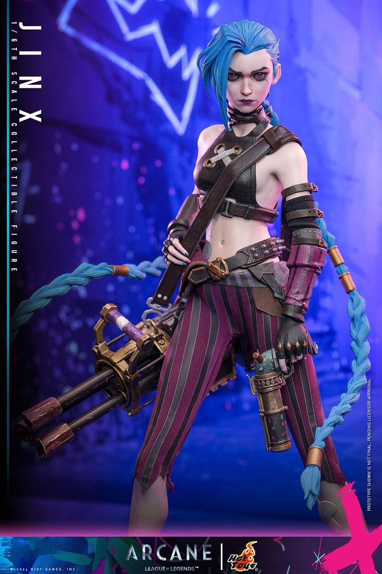 HotToys - Jinx‌ TMS137 League of Legends: Arcane Season 2 (Licensed) 1/6 Action Figure