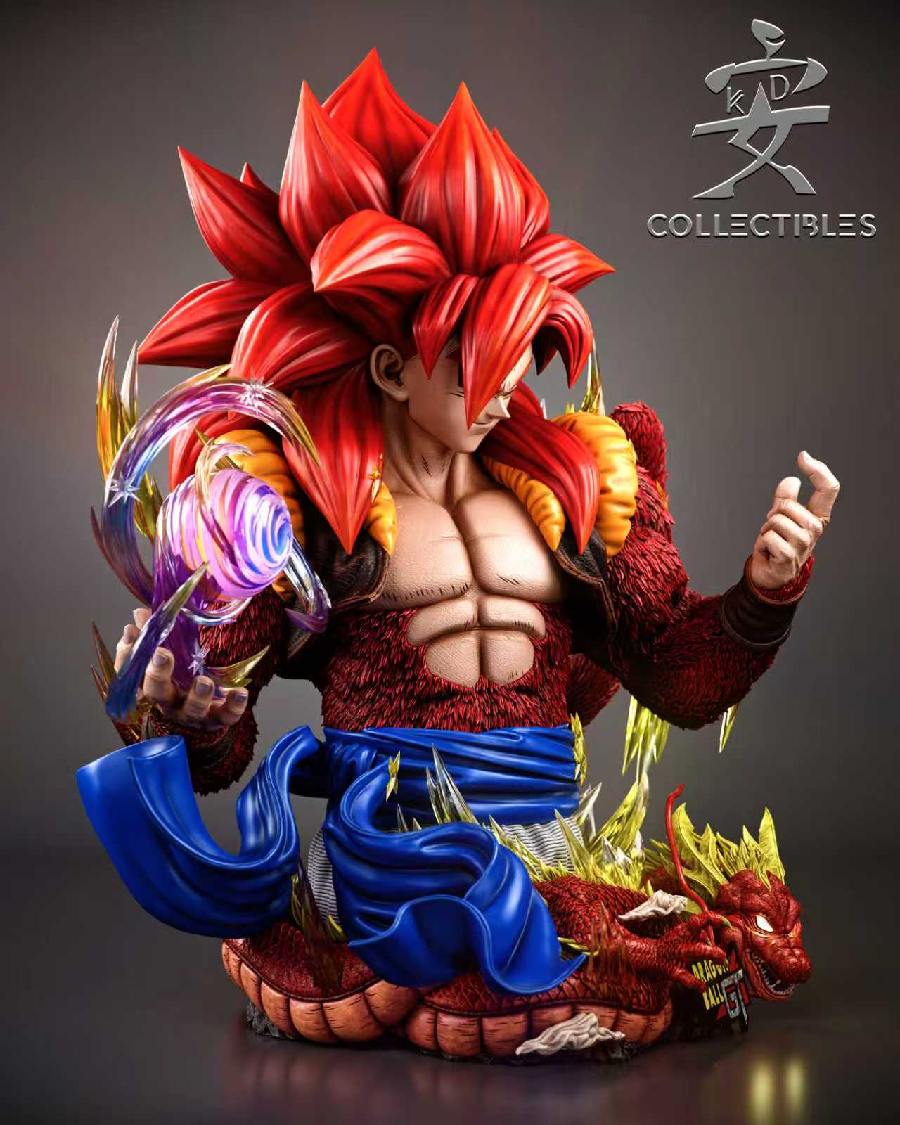 KD studio SSJ4 Gogeta Bust 1:1 statues