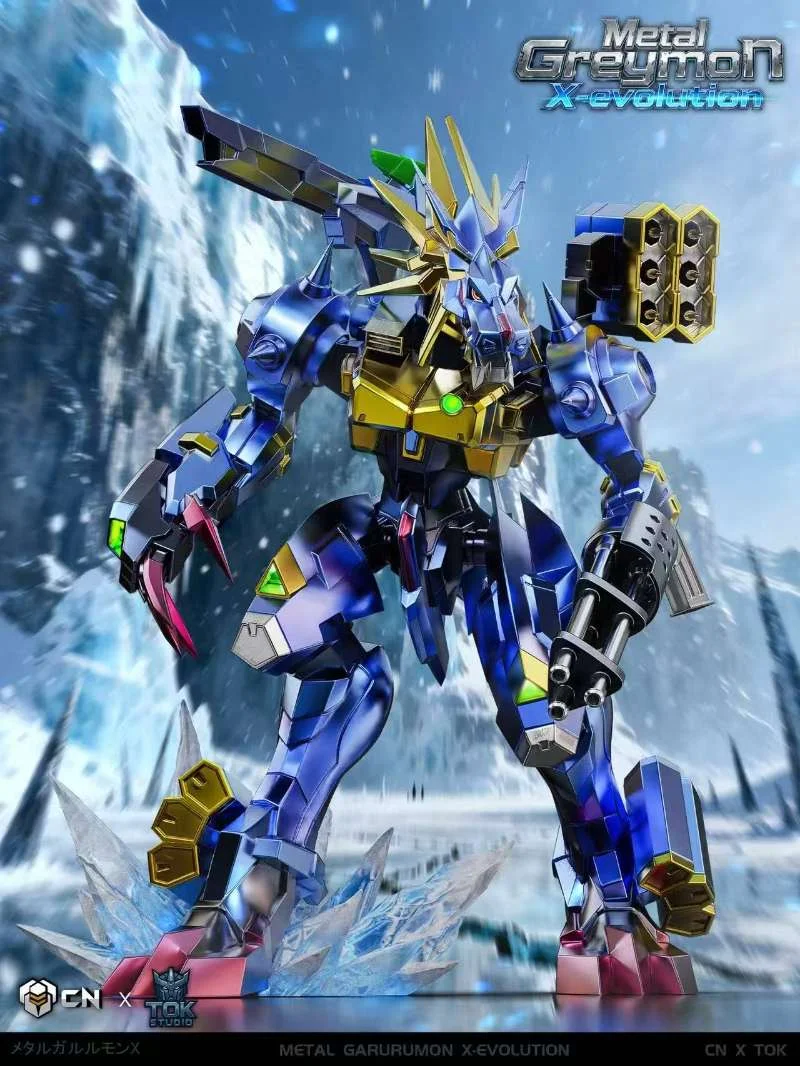 Crazy Nest Studio & TOK Studio - MetalGreymon X-evolution Statue 