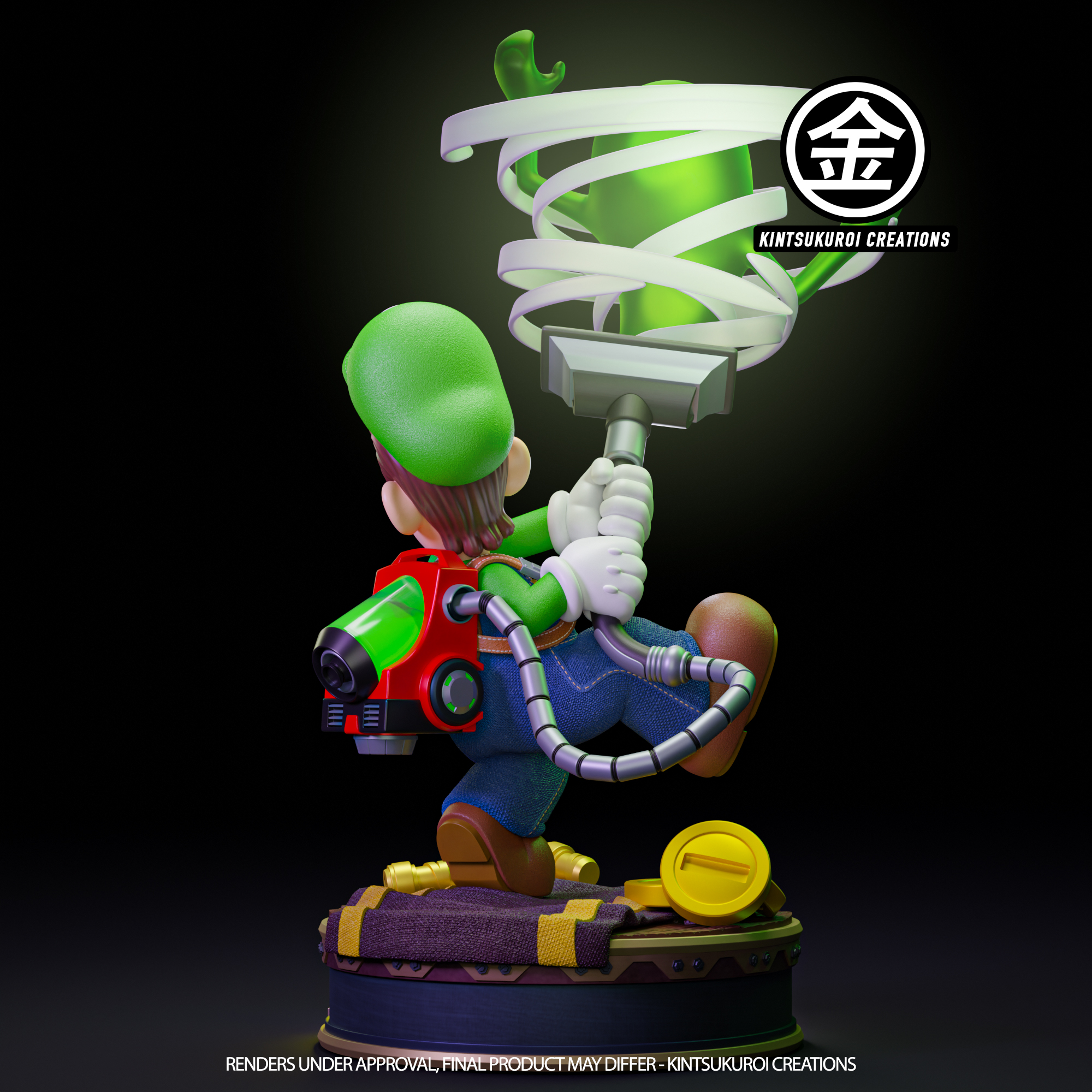 Kintsukuroi Creations Studio - Super Mario Luigi's Mansion 3