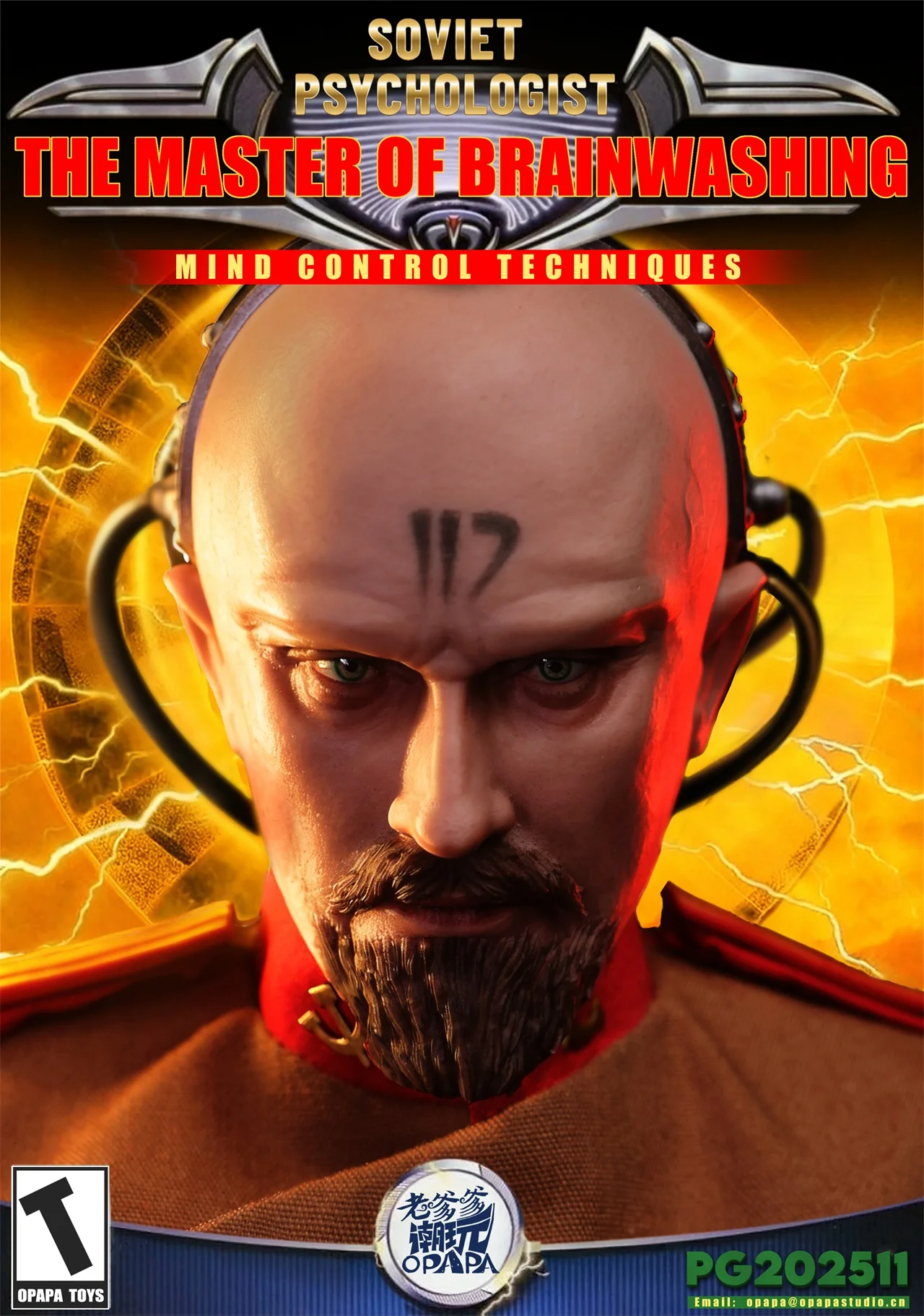 OPAPA TOYS Yuri-A Soviet Psychologist Figure & Yuri(Psychologist)'s Aircraft Vehicle Lightable Statue