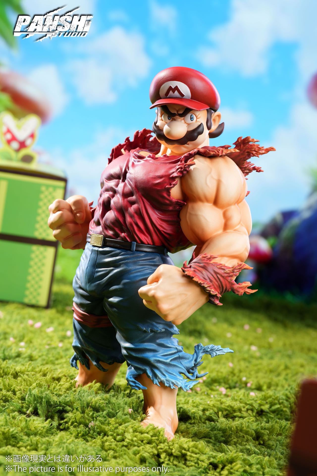 PANSHI Studio - Super Mario Bro. - Muscle Mario and Luigi Statue(GK)