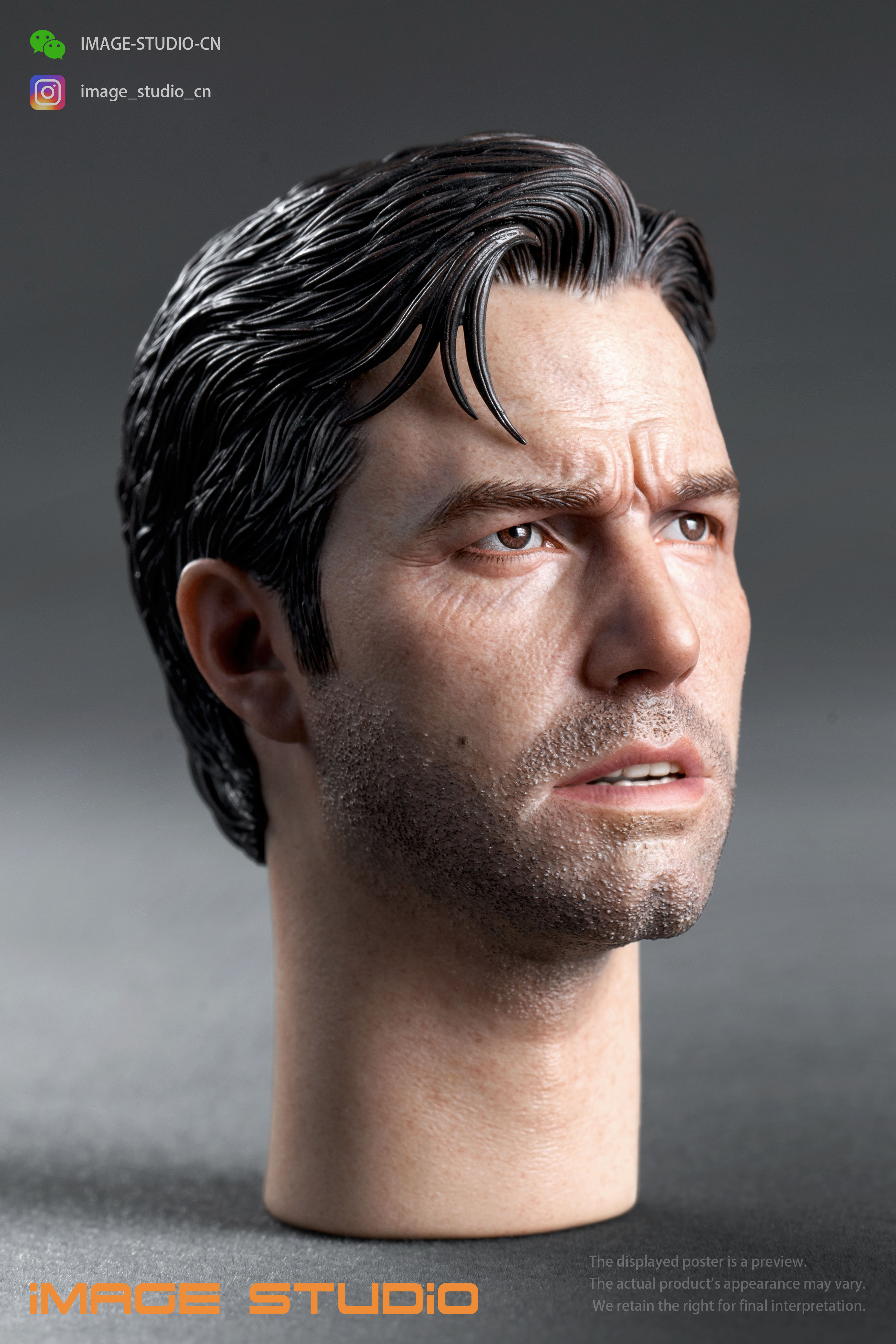 IMAGE Studio - DC 1/6 Batman Bell movable eye head sculpture Statue(GK)