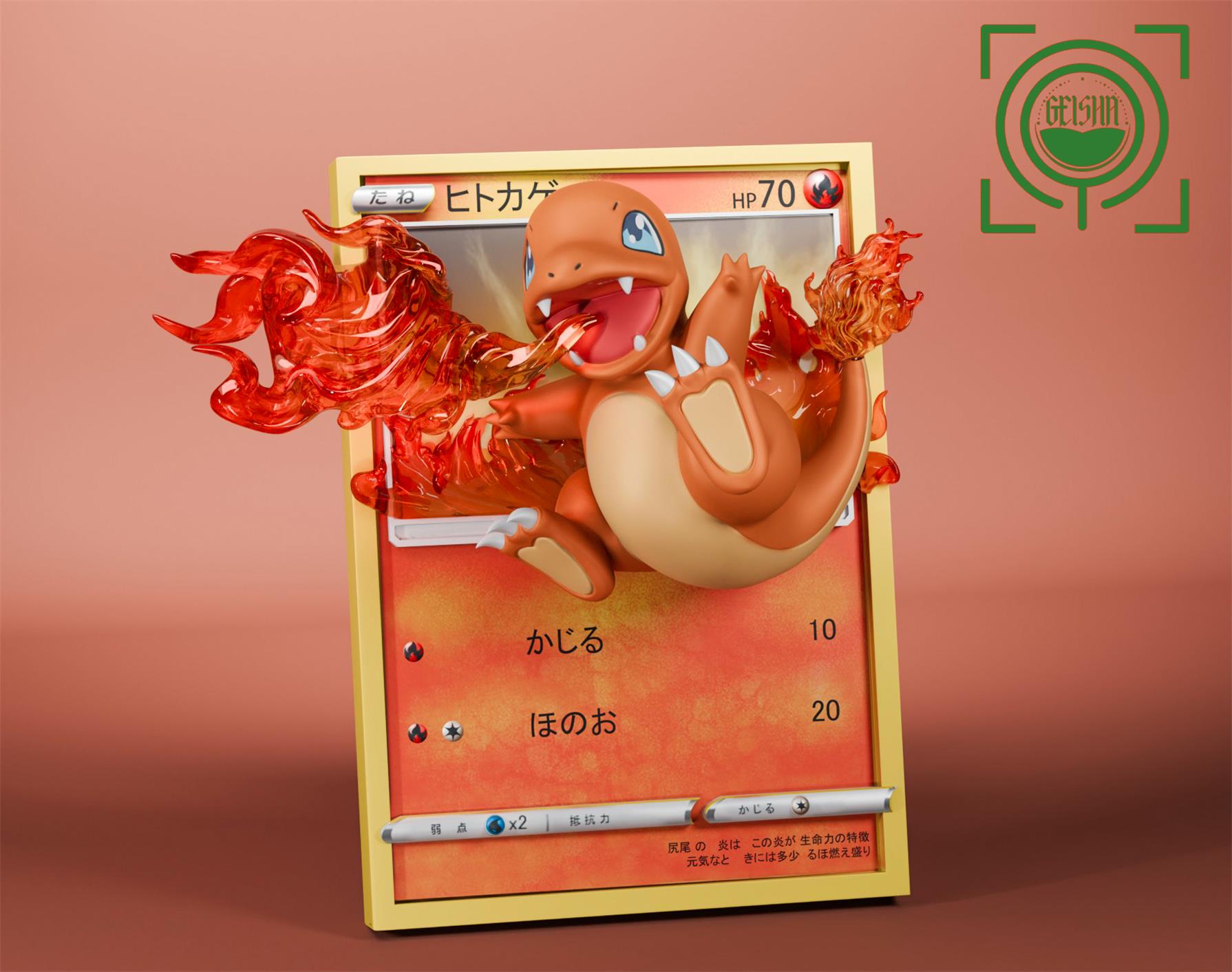 Pre-order GEISHA  Jigglypuff Charmander and Bulbasaur Pokémon GK Figure Model