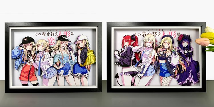 IN-STOCK Momo Studio - Up Darling Decorative Painting - My Dress-3D Decorative Paint of Marin Kitagawa A301 & A302 Scene Statue(GK) (Adult 18+)-Statue Master