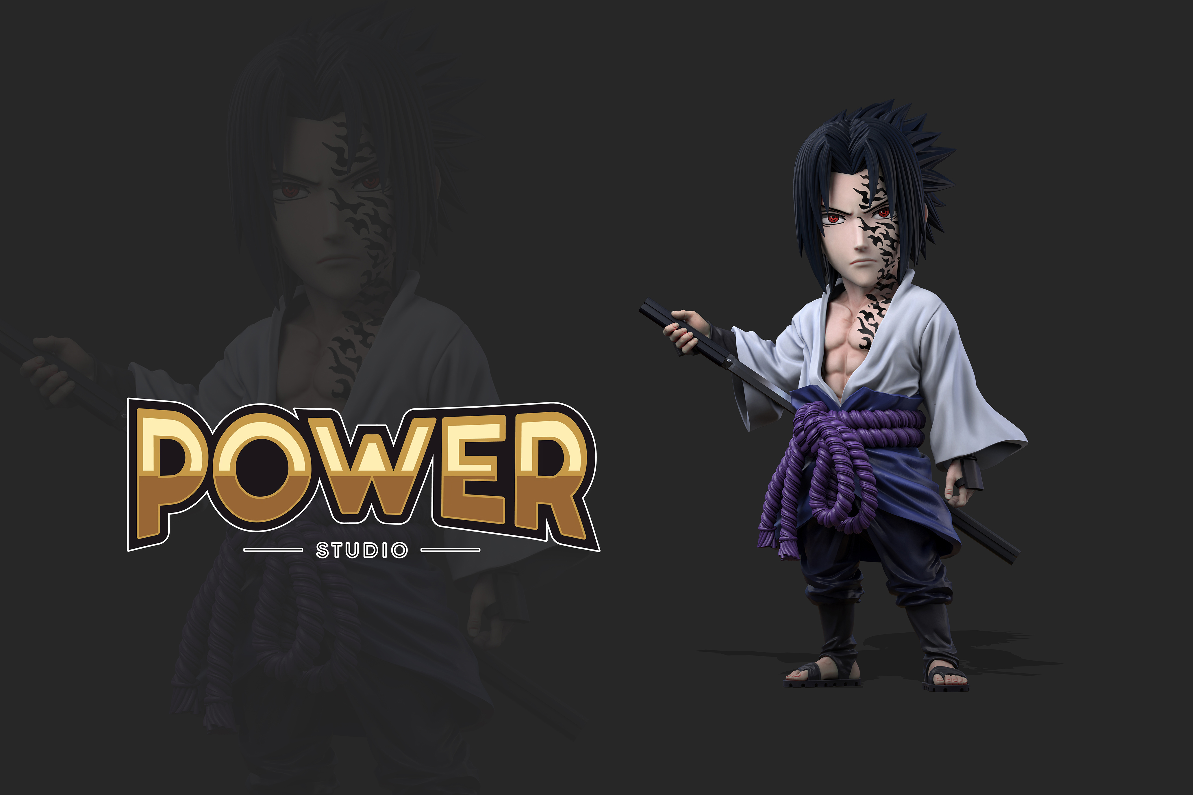 Pre-order Power WCF White-Clothed Sasuke Naruto GK Limited Edition Handmade Figure Statue Model