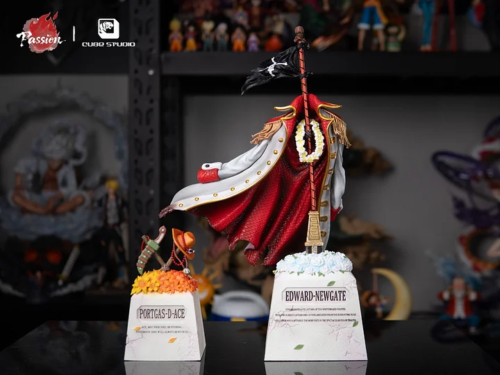 Passion Studio X Cube Studio - Whitebeard and Ace's End 2.0 One Piece Statue