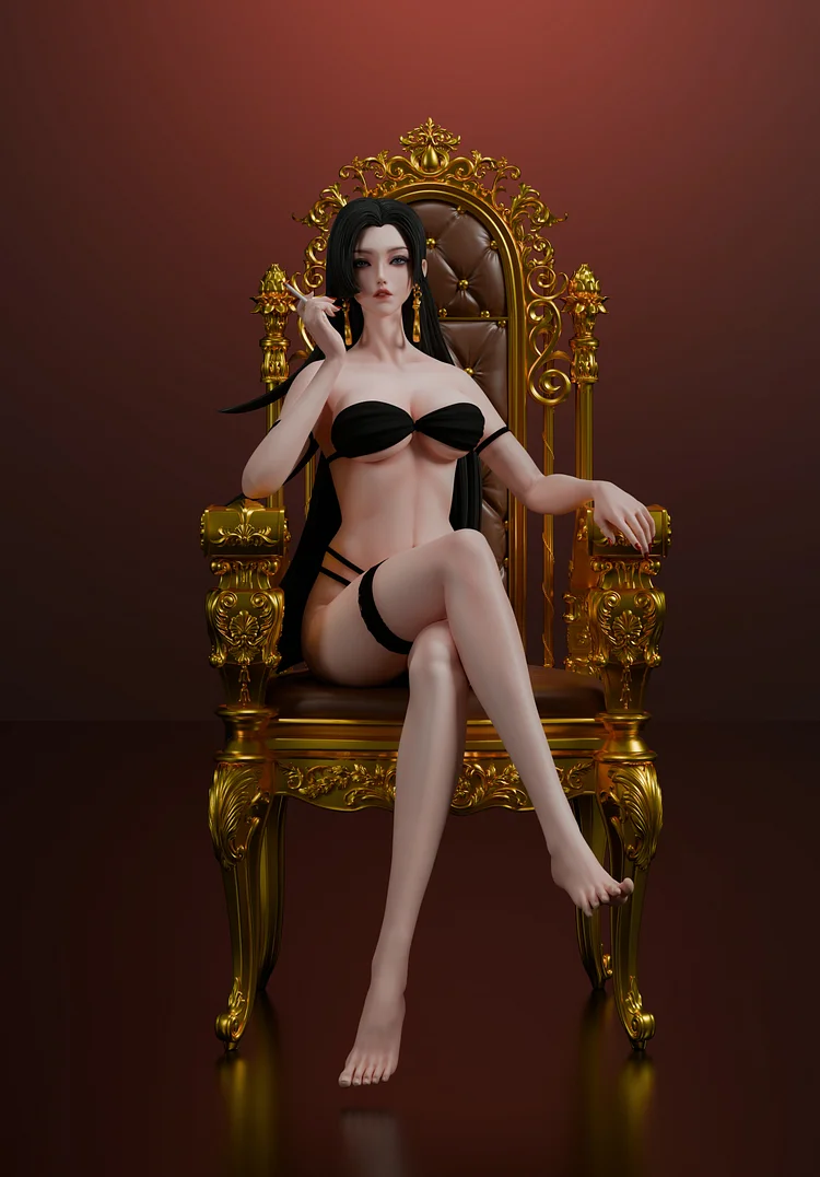 Super guai Studio - One Piece Boa Hancock queen 1/4 & 1/6 Statue(GK)