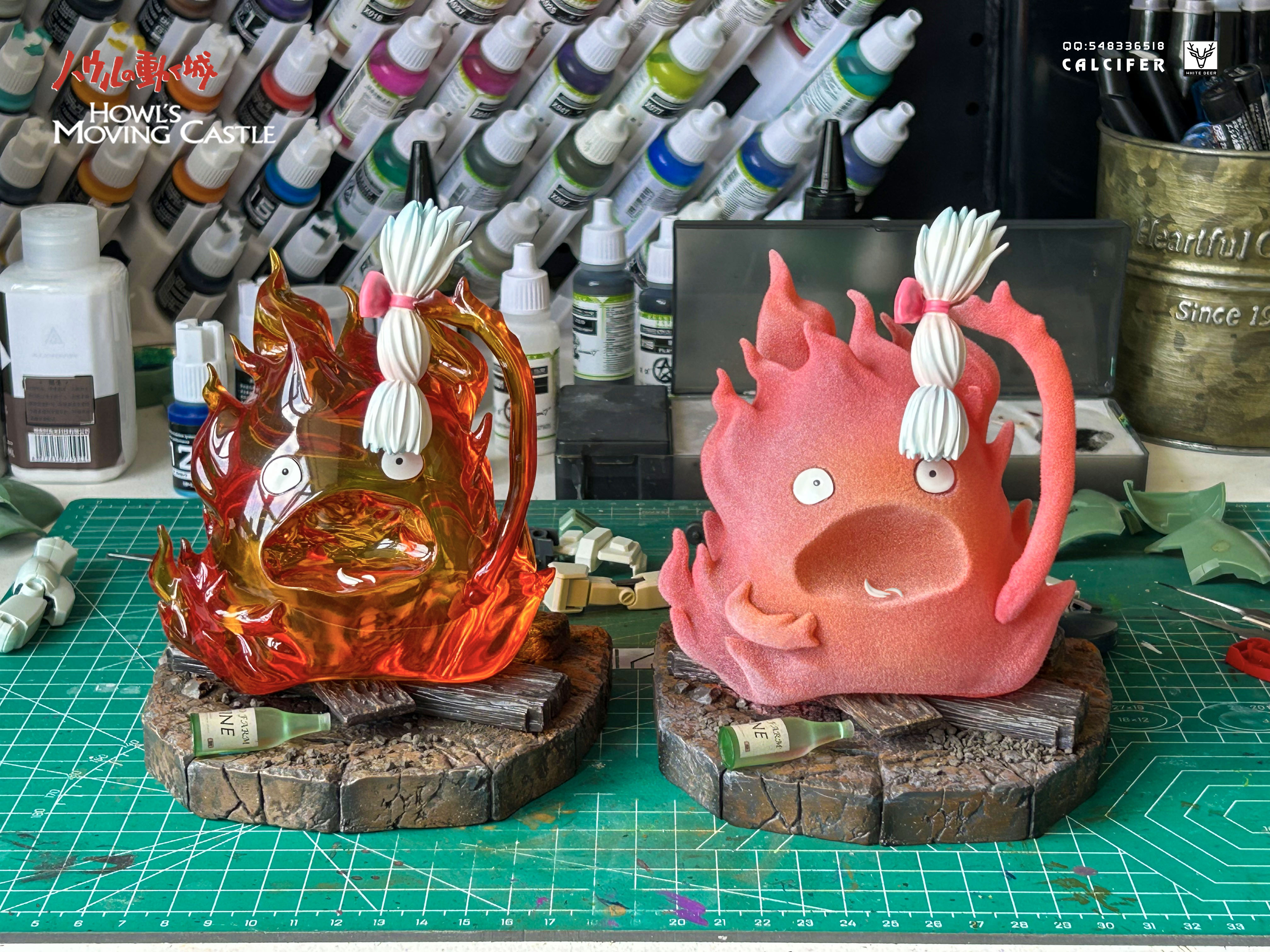 White Deer Studio - Howl's Moving Castle Calcifer Statue(GK)