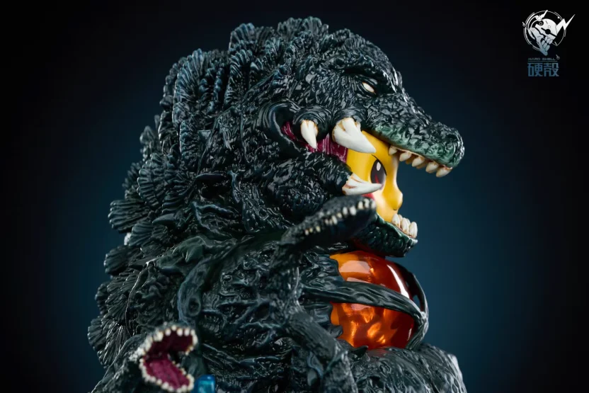 Hard Shell Studio - Pokemon - Pikachu cos Godzilla Statue(GK)