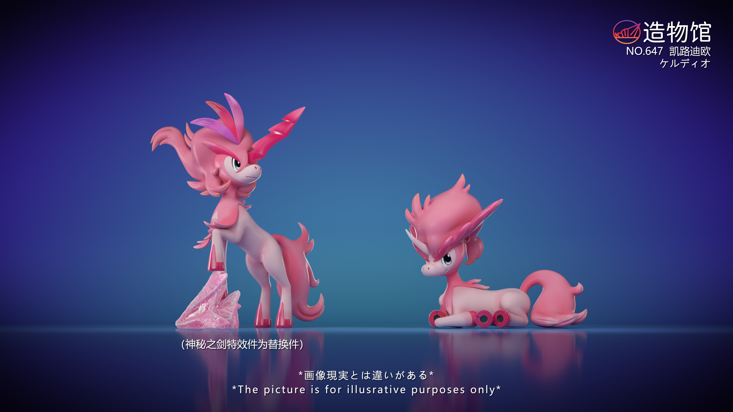 ZaoWu Museum Studio - Pokémon Mythical Pokémon #6 Keldeo (Dual Form) 1/20 Statue(GK)