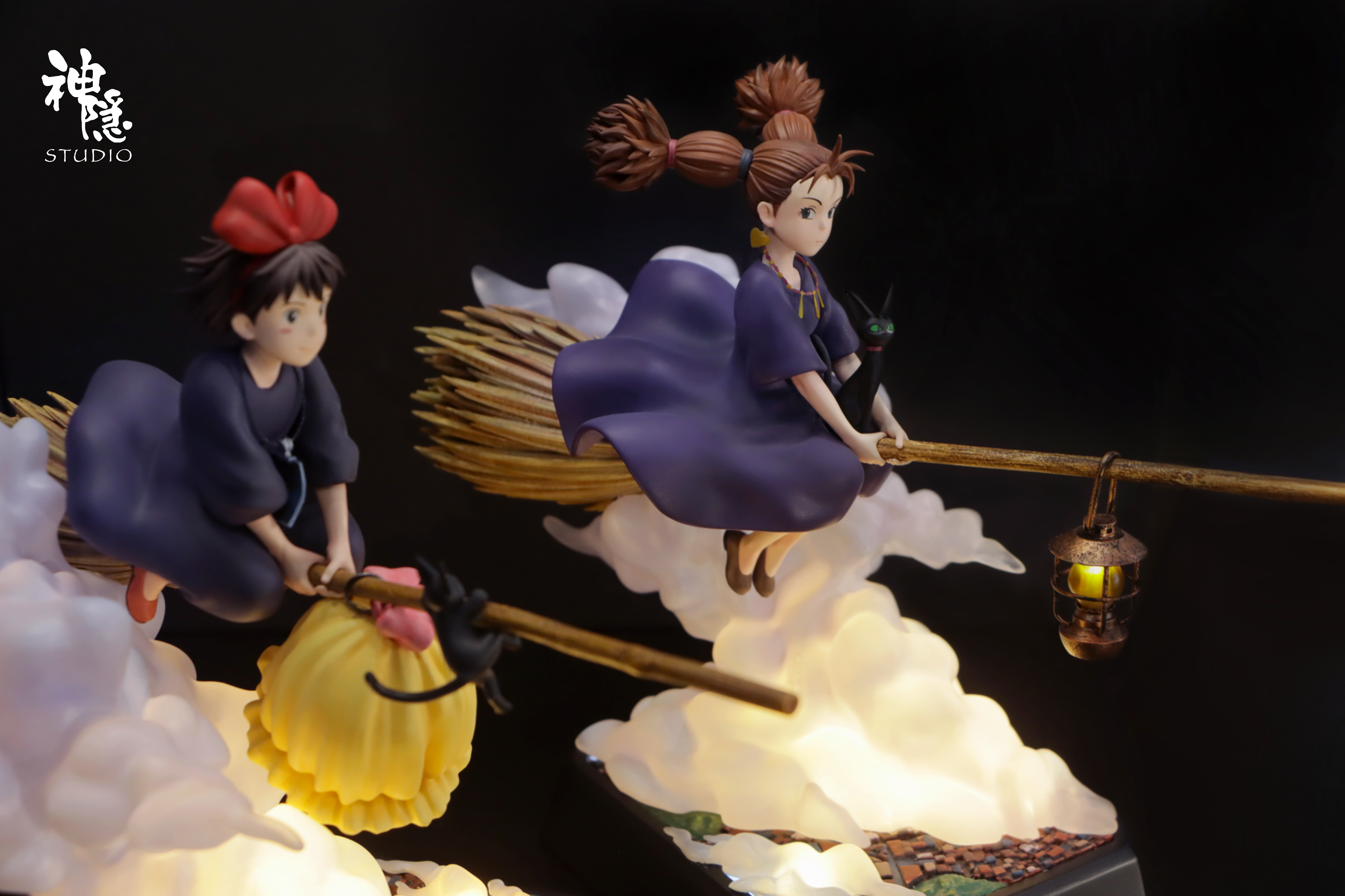 ShenYin Studio - Kiki's Delivery Service - Kiki & The Purple Witch with LED Statue(GK)