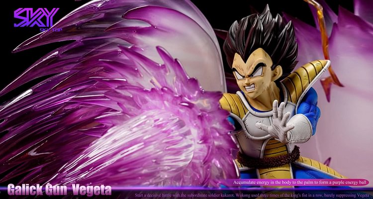 In-Stock SKY TOP STUDIO – DRAGON BALL Z: GOKU’S KAMEHAMEHA VS VEGETA’S GALICK GUN STATUE