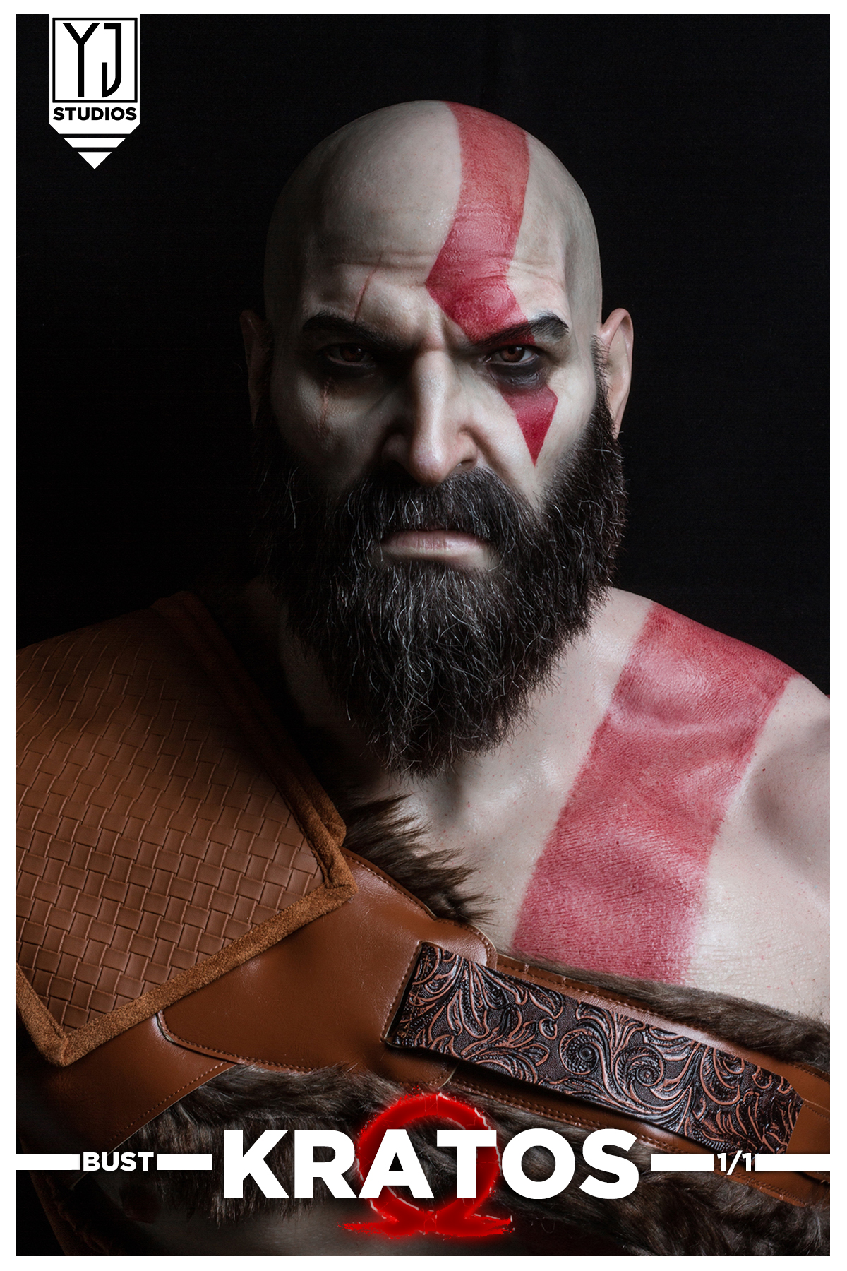 YJ Studio God Of War4 Kratos 11 BUST