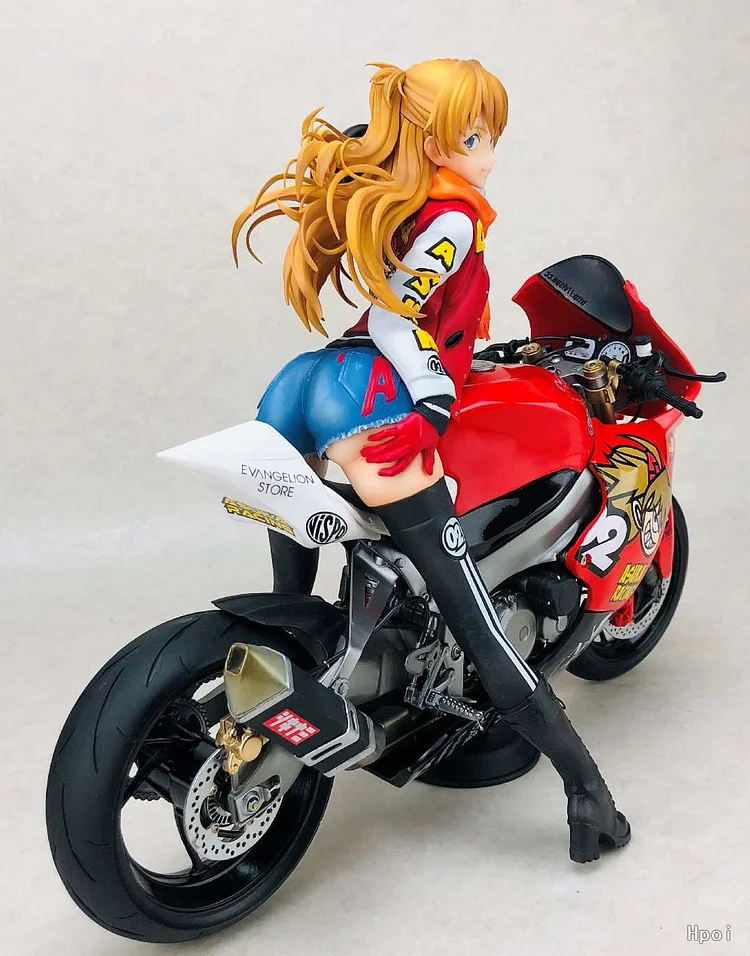 Dragon Stone Studio Neon Genesis Evangelion - Asuka Langley & Rei Ayanami 1/6 Motorcycle GK Statue (Licensed)