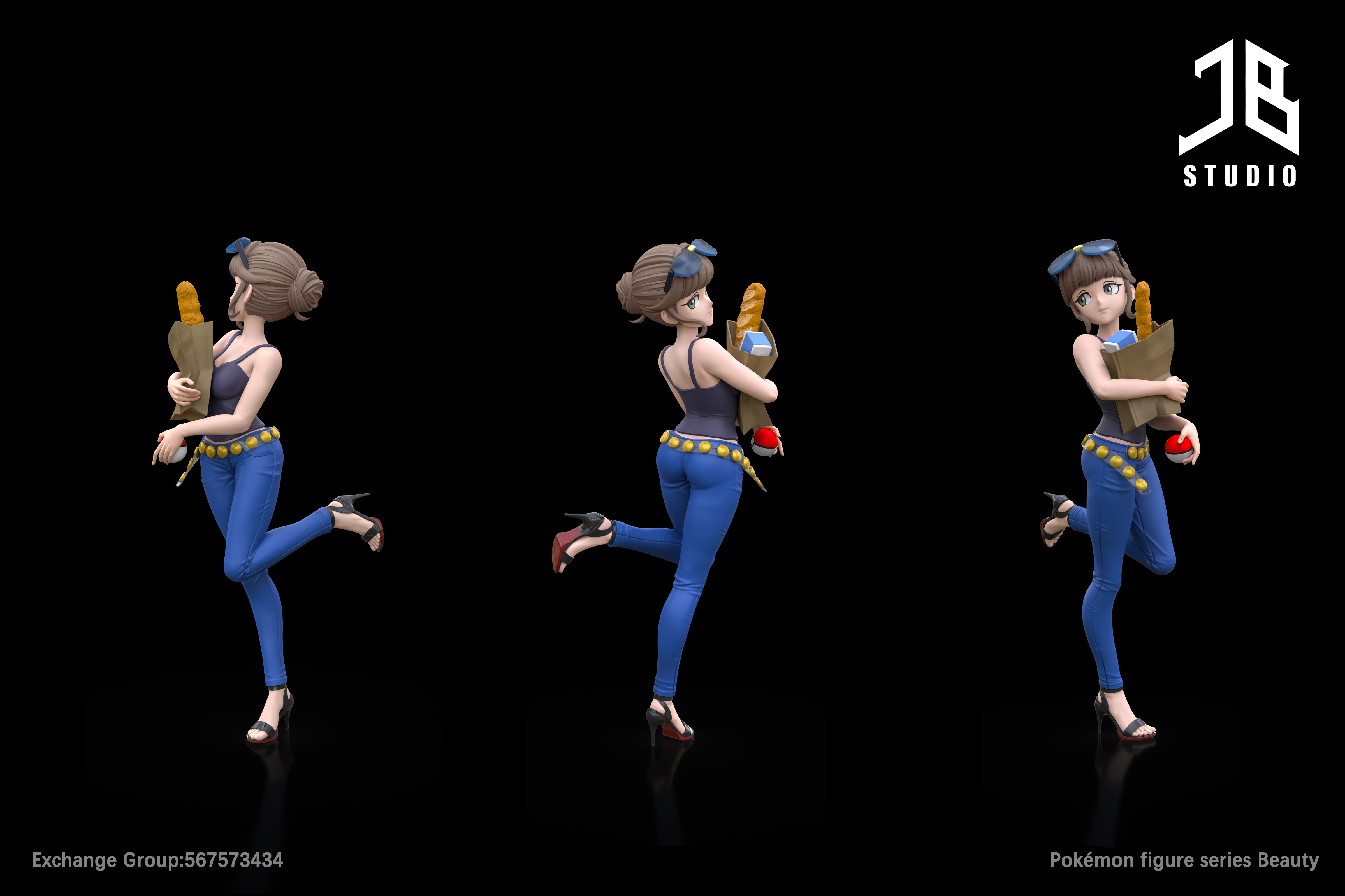 JB Studio - Pokémon The sixth generation NPC Beauty 1/20 Statue(GK)