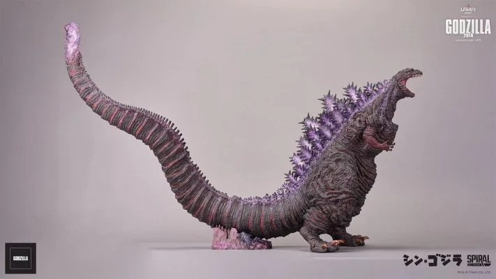 Spiral Studio - Godzilla Legacy Series Godzilla 2016 TLSTK-GZ006 &  TLSTK-GZ005  (Licensed) Statue(GK)-Statue Master