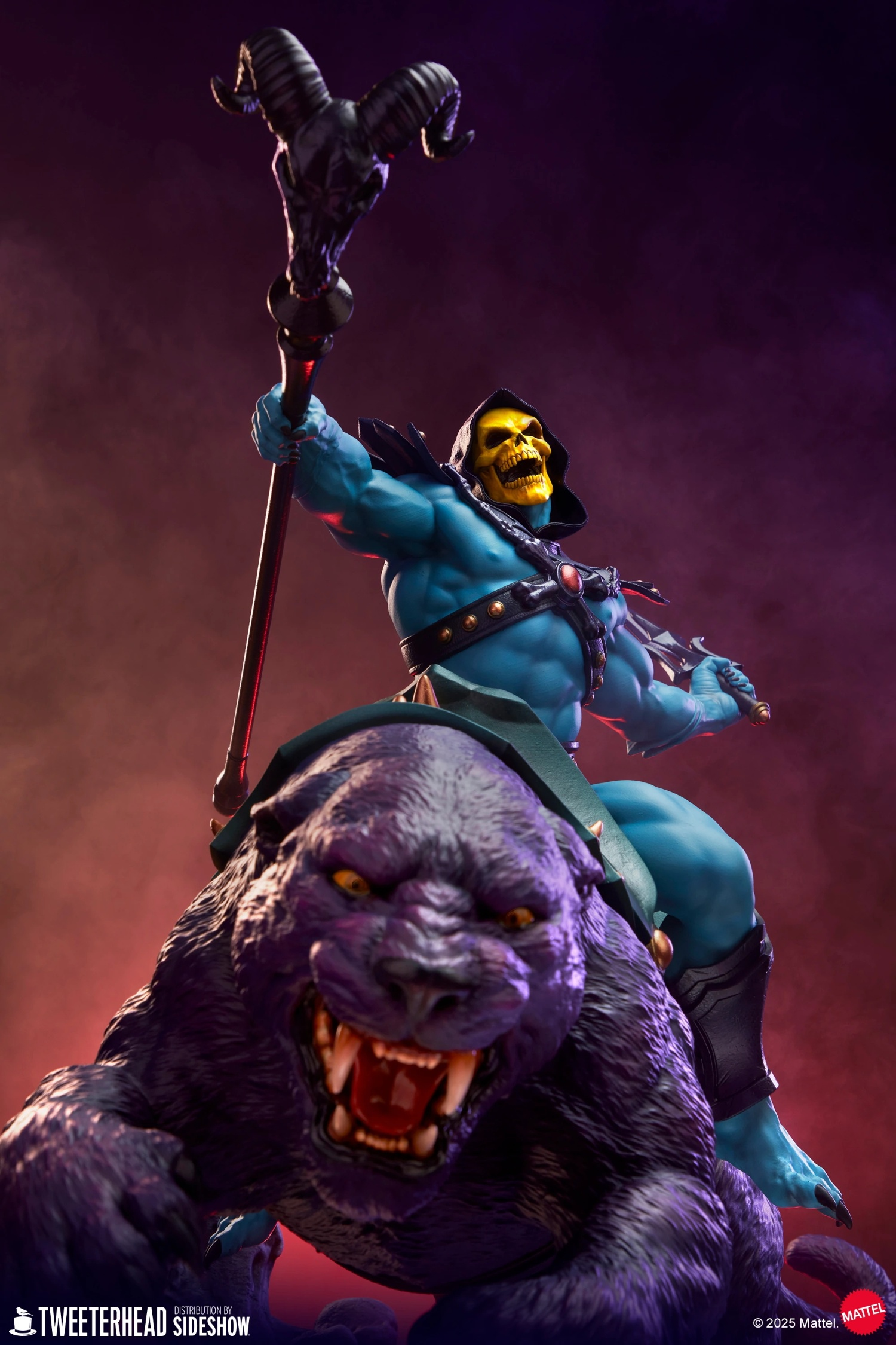 Sideshow Collectibles & Tweeterhead - Masters of the Universe Skeletor & Panthor 9041812 (Licensed) Statue(GK)
