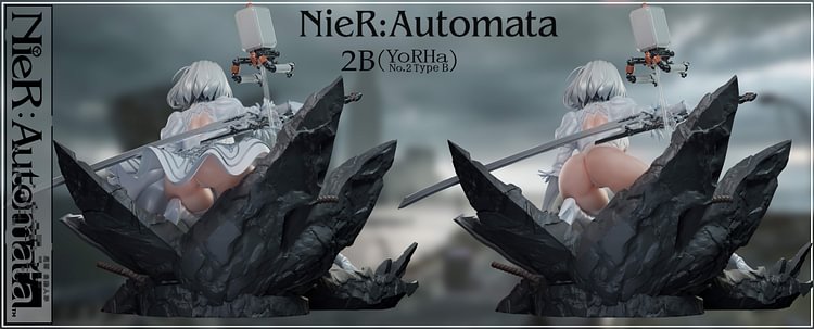 CROW Studio - NieR: Automata 2B 1/4 Statue(GK)