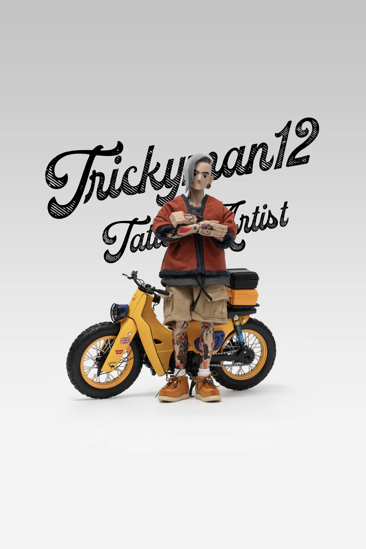 TrickyMan12 - 1/6 scale Tattoo Artist 2 Special Edition FB-10090-B Action Figure Statue 