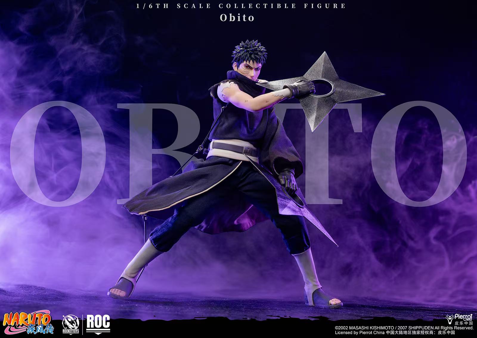ROCKETTOYS Studio Naruto Shippuden Obito Uchiha 1/6 Scale Action Figure ROC-022 (Licensed)