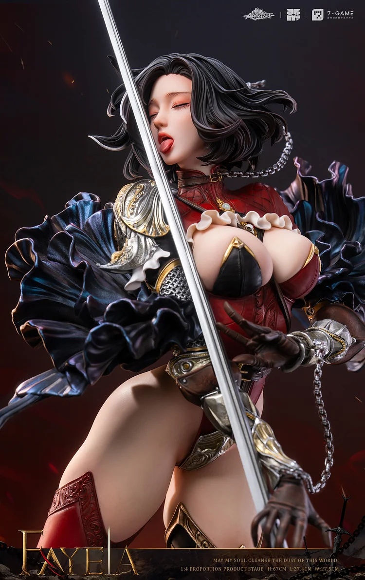 PJ Studio - Original AmerFort Sacrifice Knight Fayela (Licensed) 1/4 Statue(GK) (Adult 18+)